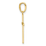 14k Polished Cross Pendant