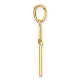 14k Polished Cross Pendant