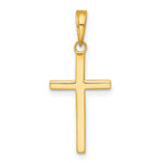 14k Polished Cross Pendant