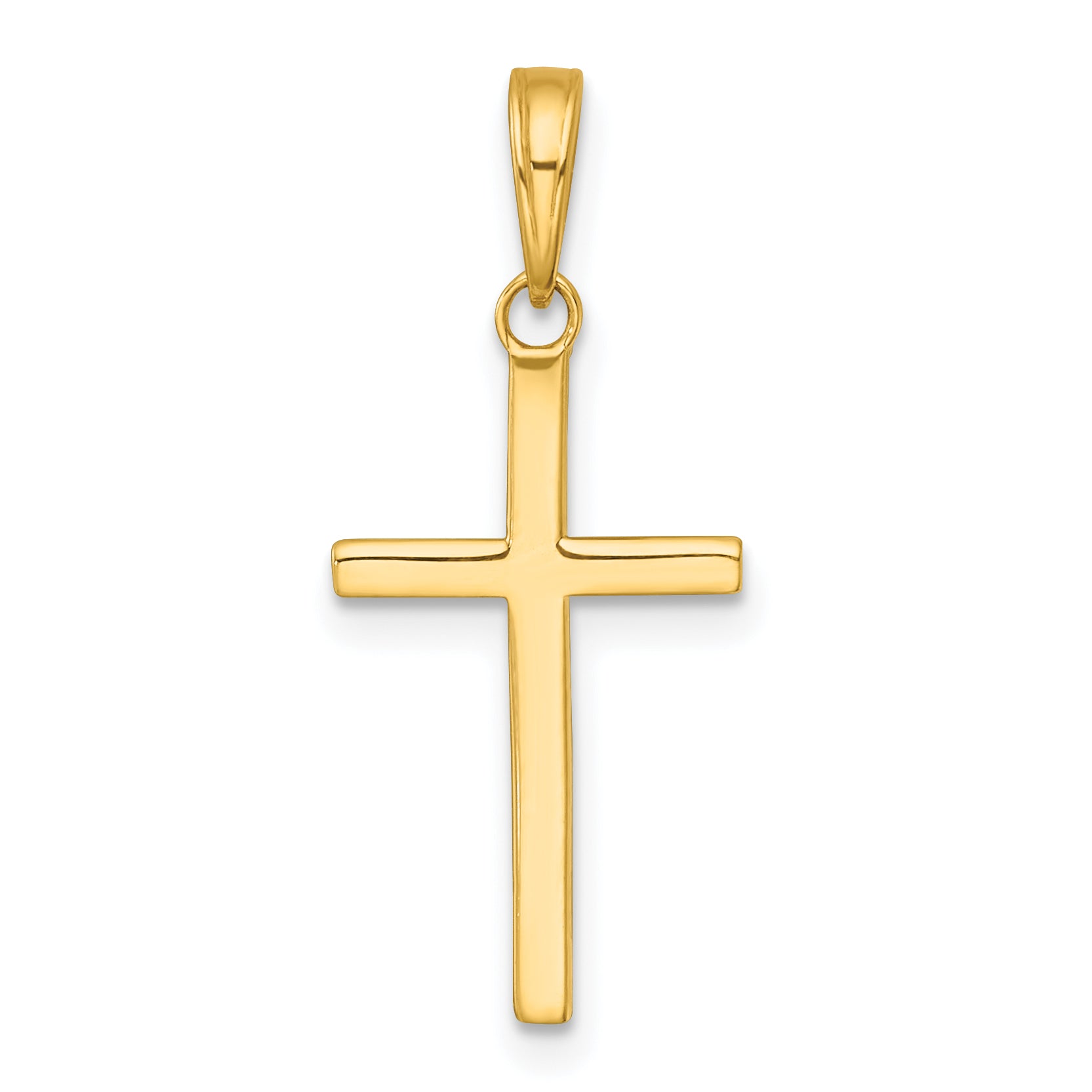 14k Polished Cross Pendant