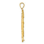 14k Polished CZ St. Jude Pendant