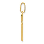 14k Hollow Cross Pendant
