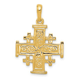 14k Jerusalem Cross Pendant