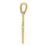 14k Four Way Medal Pendant