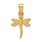 14K Dragonfly Pendant