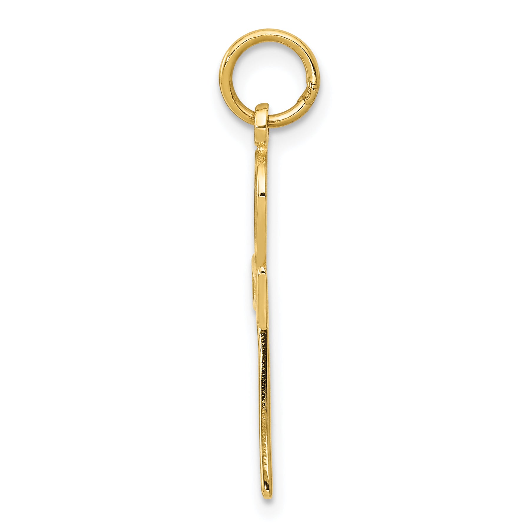 14k Ankh Cross Charm