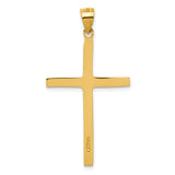 14k Polished Cross Pendant