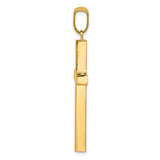 14K Latin Cross Pendant