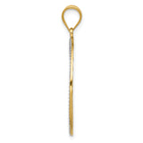 14k w/Rhodium Filigree Tree of Life Pendant