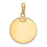 14k Saint Christopher Medal Pendant