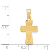 14k First Holy Communion Cross Pendant