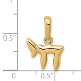 14K Chai Pendant