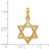 14K Star of David Pendant