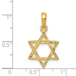 14K Star of David Pendant