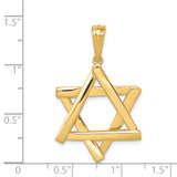14K Star of David Pendant