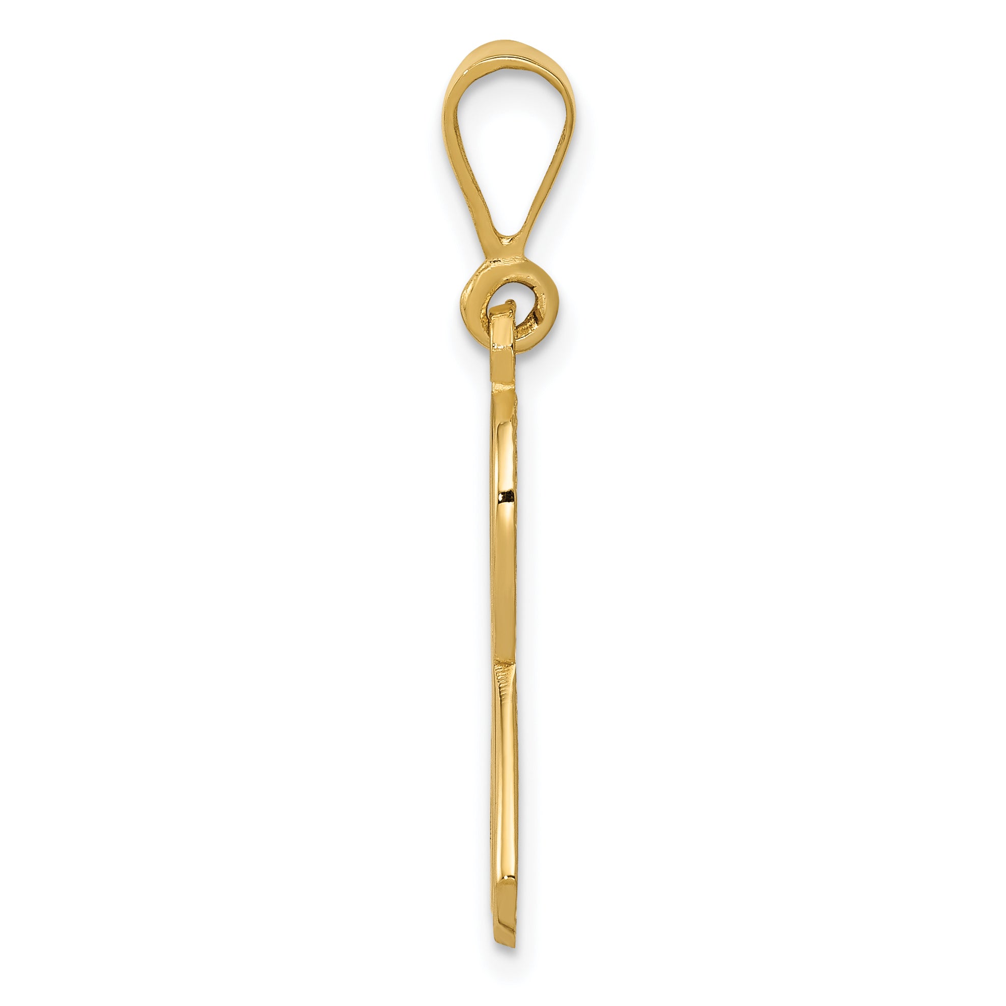 14k Awareness Pendant
