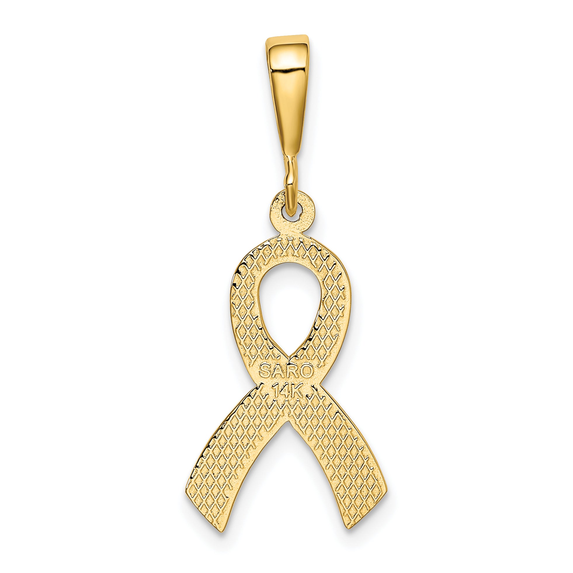 14k Awareness Pendant