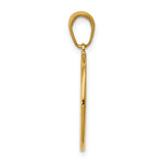 14k Saint Anthony Small Round Medal Pendant