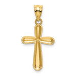 14k Polished Cross Pendant