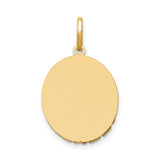 14k Two-Tone Our Lady Of Guadalupe Semi-solid Pendant