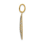 14k Two-Tone Our Lady Of Guadalupe Semi-solid Pendant