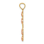 14K Two-Tone w/White Rhodium Lady Of Guadalupe Pendant