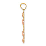 14K Two-Tone w/White Rhodium Lady Of Guadalupe Pendant