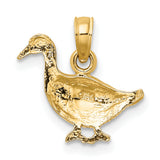 14K Goose Charm