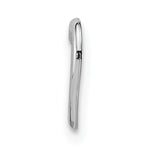 14K White Gold Mini Floating Heart Slide