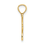 14k Cut Out Flower Charm