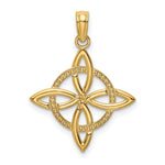 14k Small Celtic Eternity Knot Charm