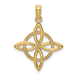14k Small Celtic Eternity Knot Charm