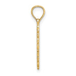 14K Cut-Out Delicate Cross Charm