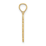 14K Cut-Out Delicate Cross Charm