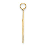 14K Textured Star Of David Charm