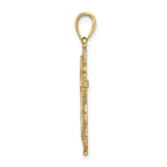 14K Cross w/ Lace Trim Charm