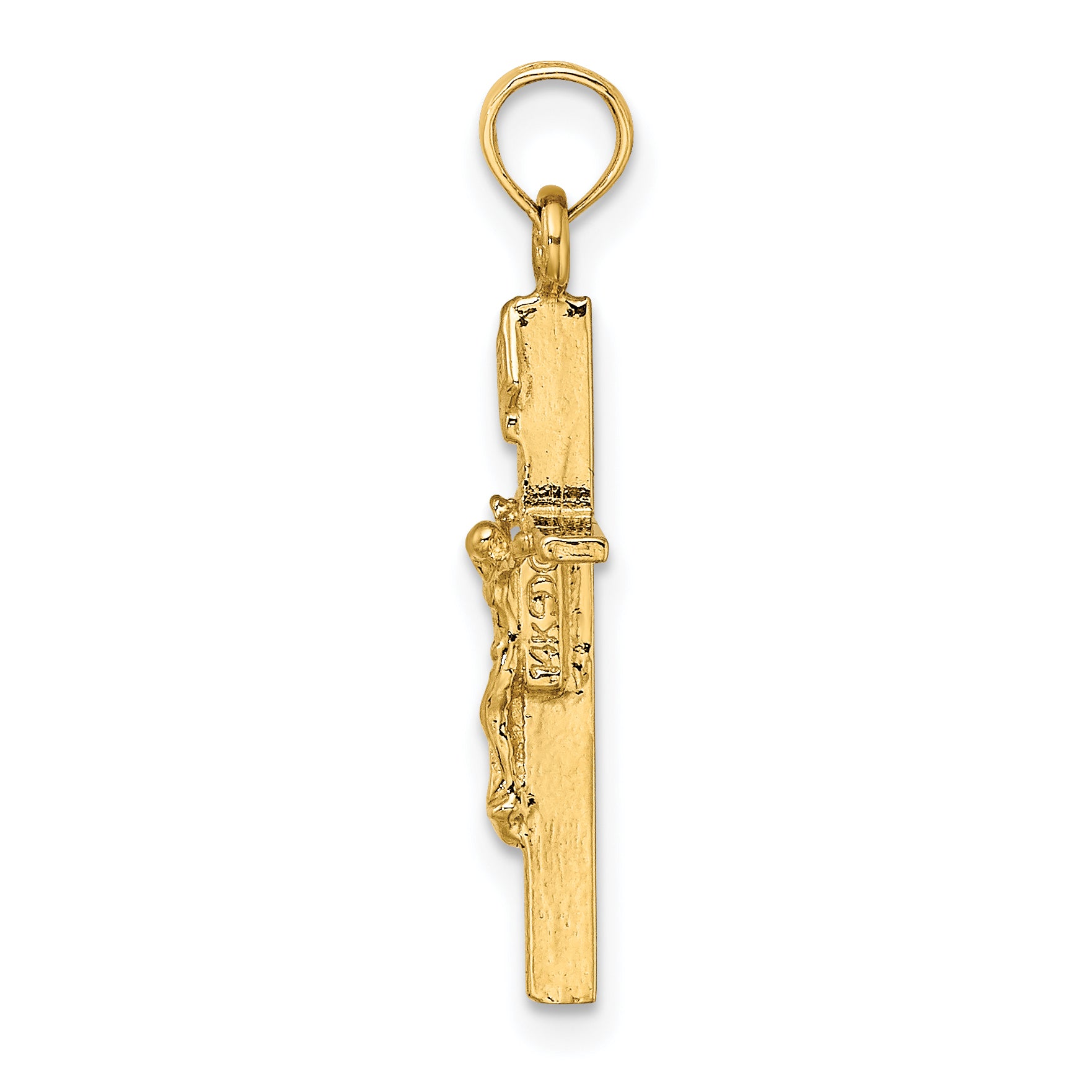 14K INRI Crucifix Charm