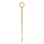 14K Filigree Cross Charm