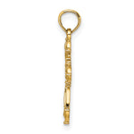 14K Cut-Out Fancy Cross Charm