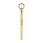 14K Polished and Cut-Out Cross Charm