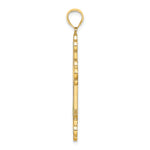 14K Multi Color Enameled Cross Charm