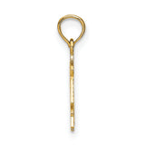 14K LIBRA Zodiac Charm