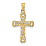 14k Fancy Cross Pendant