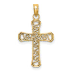 14k Fancy Cross Pendant