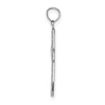 14k White Gold Fancy Cross Pendant