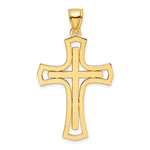 14k Polished Cross Pendant