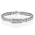 Gent Bracelet in 18k Gold with Diamonds