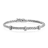 Bangle in 18k Gold with Diamonds