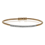 Bangle in 18k Gold with Diamonds