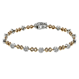 Bracelet in 18k Gold with Diamonds